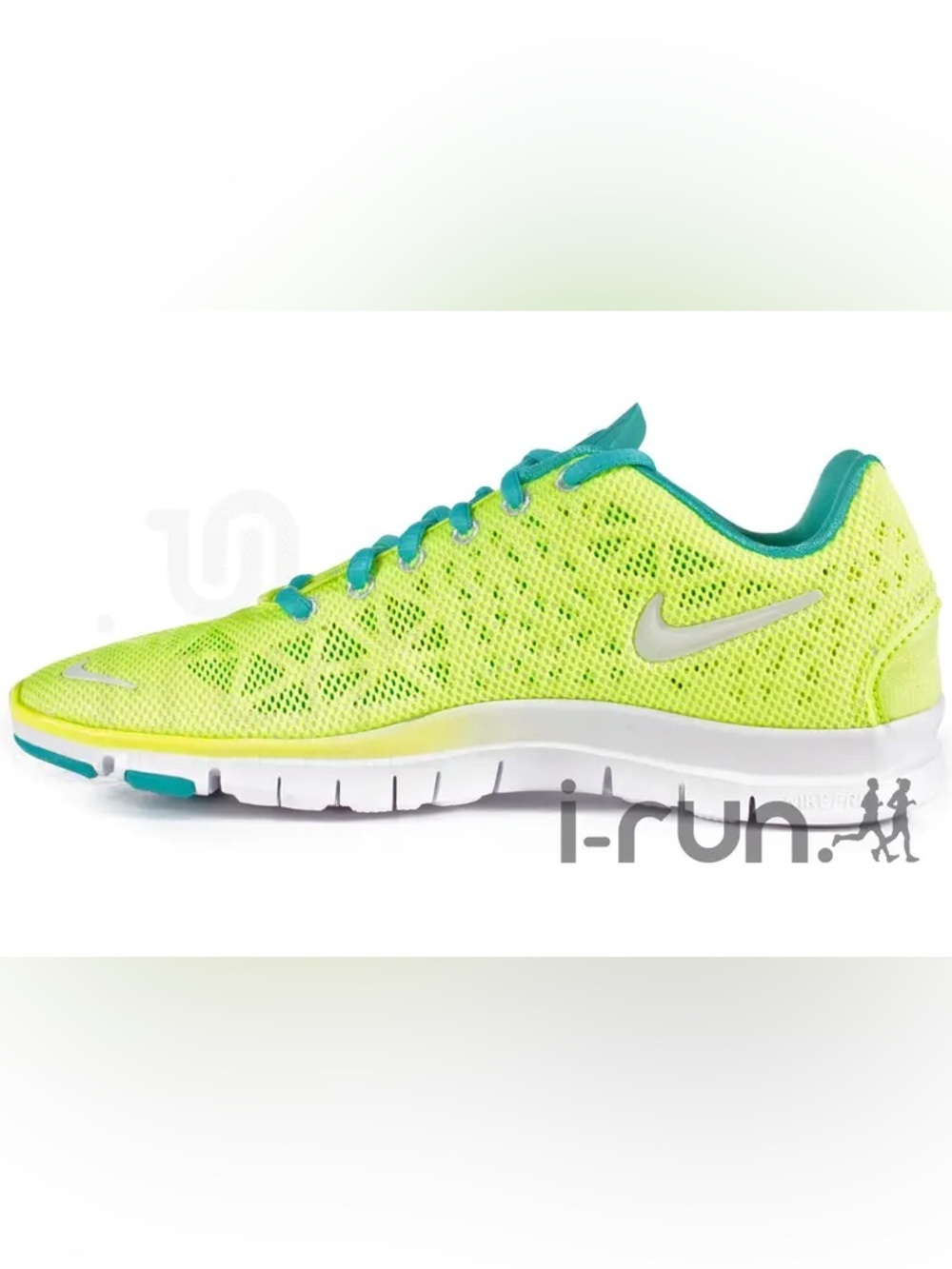 Nike free TR fit 3 breathe Women's Neon Yellow and Teal Mesh Training Shoe